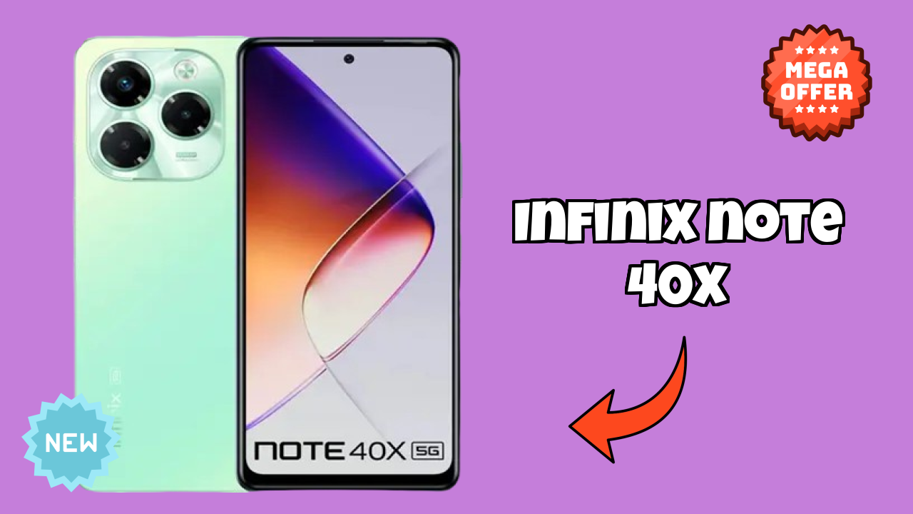 Infinix Note 40X Display Technology: 6.78 Inches (17.22 Cm) Screen