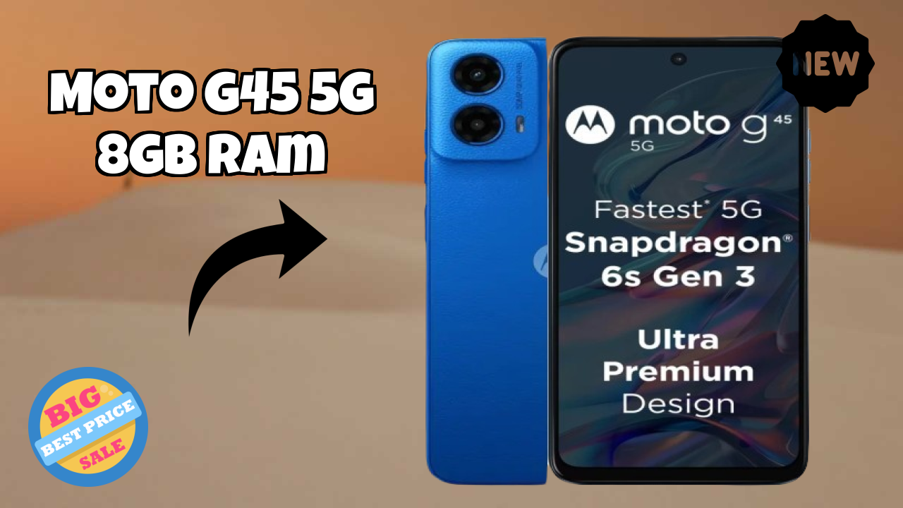 Moto G45 5G 8GB RAM Battery Test: 5000 MAh Lasts All Day?