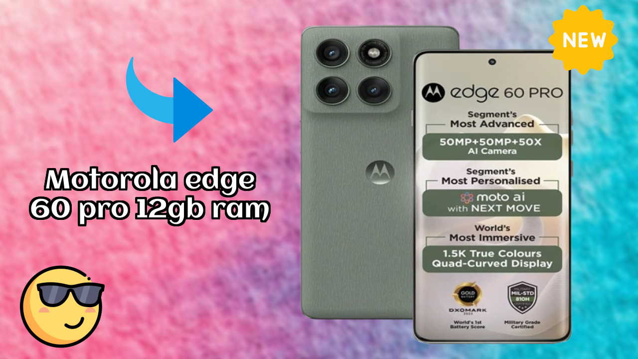 Motorola Edge 60 Pro 12GB RAM Battery Life: 6000 MAh Charging Speed