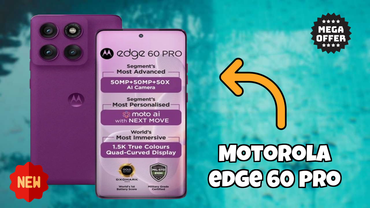 Motorola Edge 60 Pro Battery Life: 6000 MAh Charging Speed