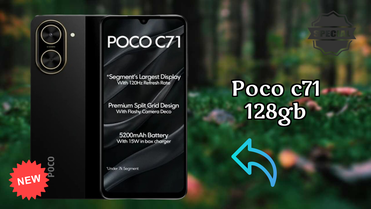 POCO C71 128GB at ₹6,799 - Best Deal Available Now