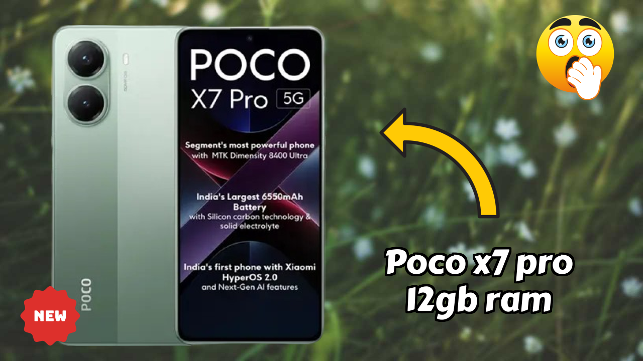 POCO X7 Pro 12GB RAM Performance: 12 GB RAM Gaming Review