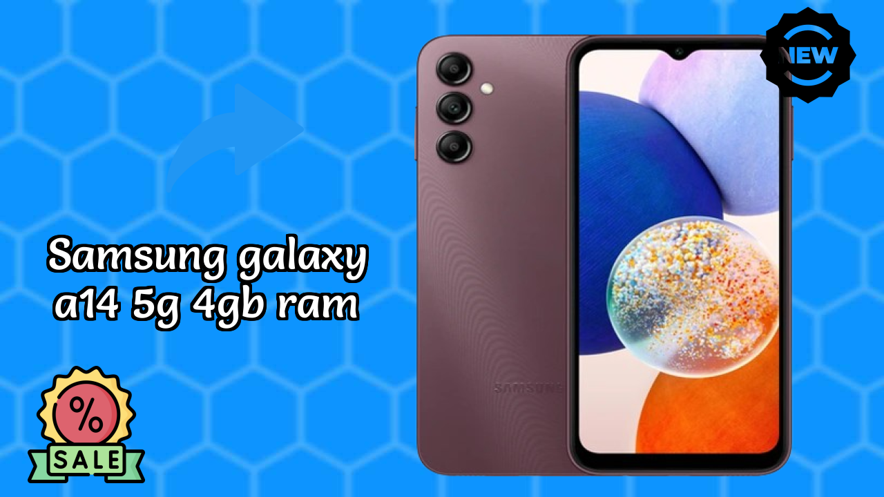 Samsung Galaxy A14 5G 4GB RAM Display Analysis: 6.6 Inches (16.76 Cm) Screen