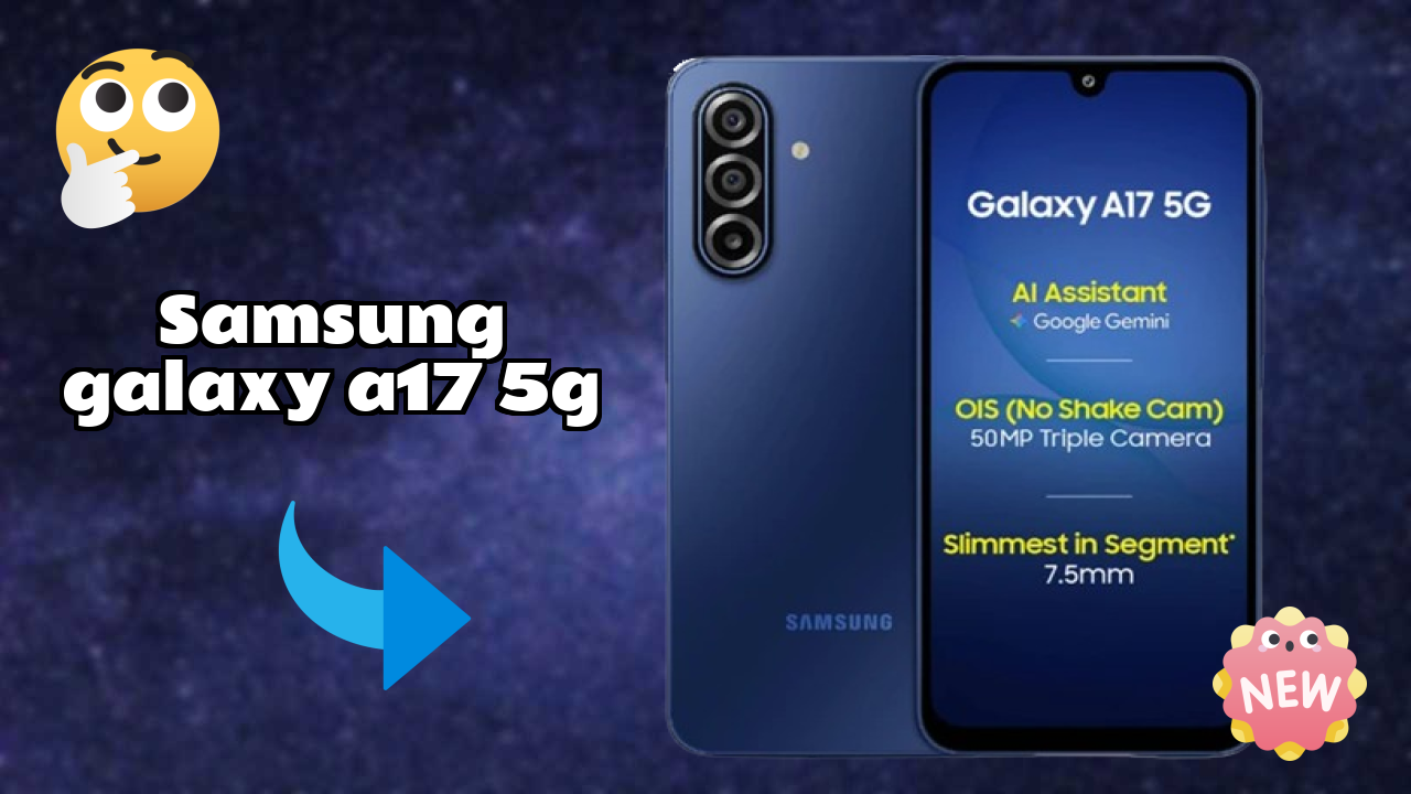 Samsung Galaxy A17 5G Display Size: 6.7 Inches (17.02 Cm) Screen Quality