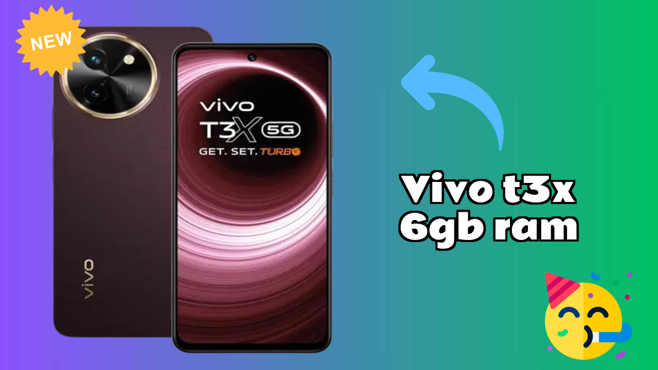 Vivo Vivo T3x 6GB RAM - Best Camera Phone Under ₹13,999