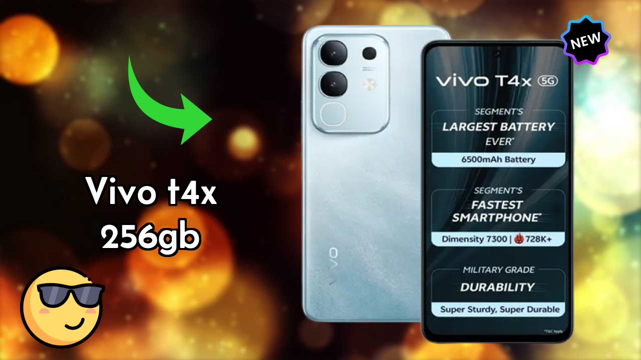 Vivo T4X 256GB at ₹16,499 - Best Deal Available
