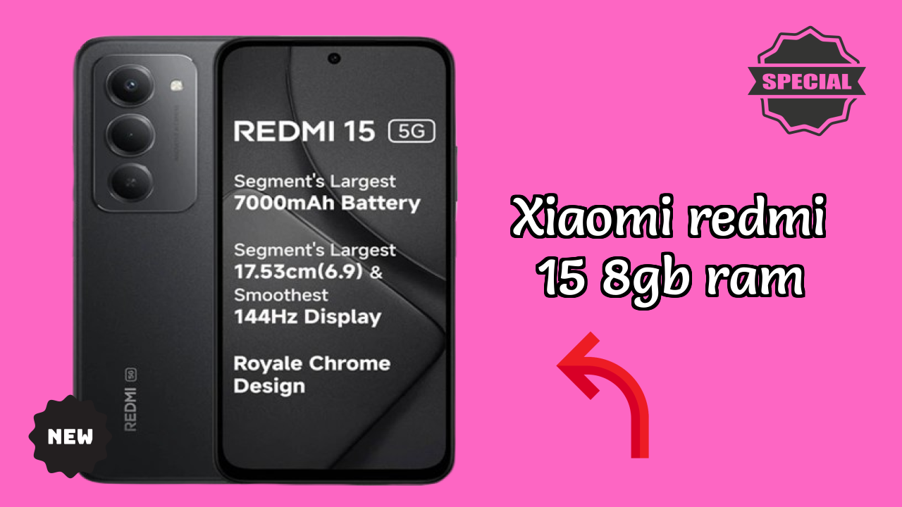 Xiaomi Redmi 15 8GB RAM Price Drop: Available at Just ₹15,998